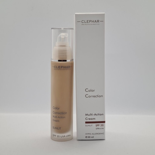 Clephar CC Multi Action Cream SPF 20 UVA Ultra IR Sunlit