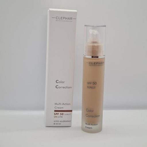 Clephar CC Multi Action Cream SPF 50 UVA Ultra IR Sunlit